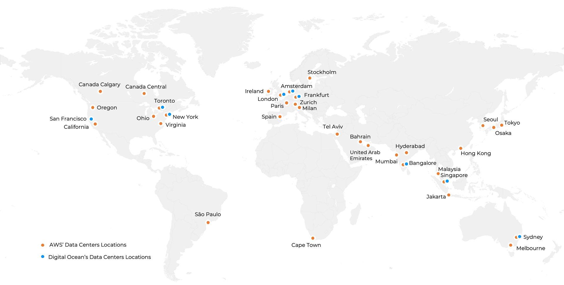 Run-Odoo - Data Center Locations