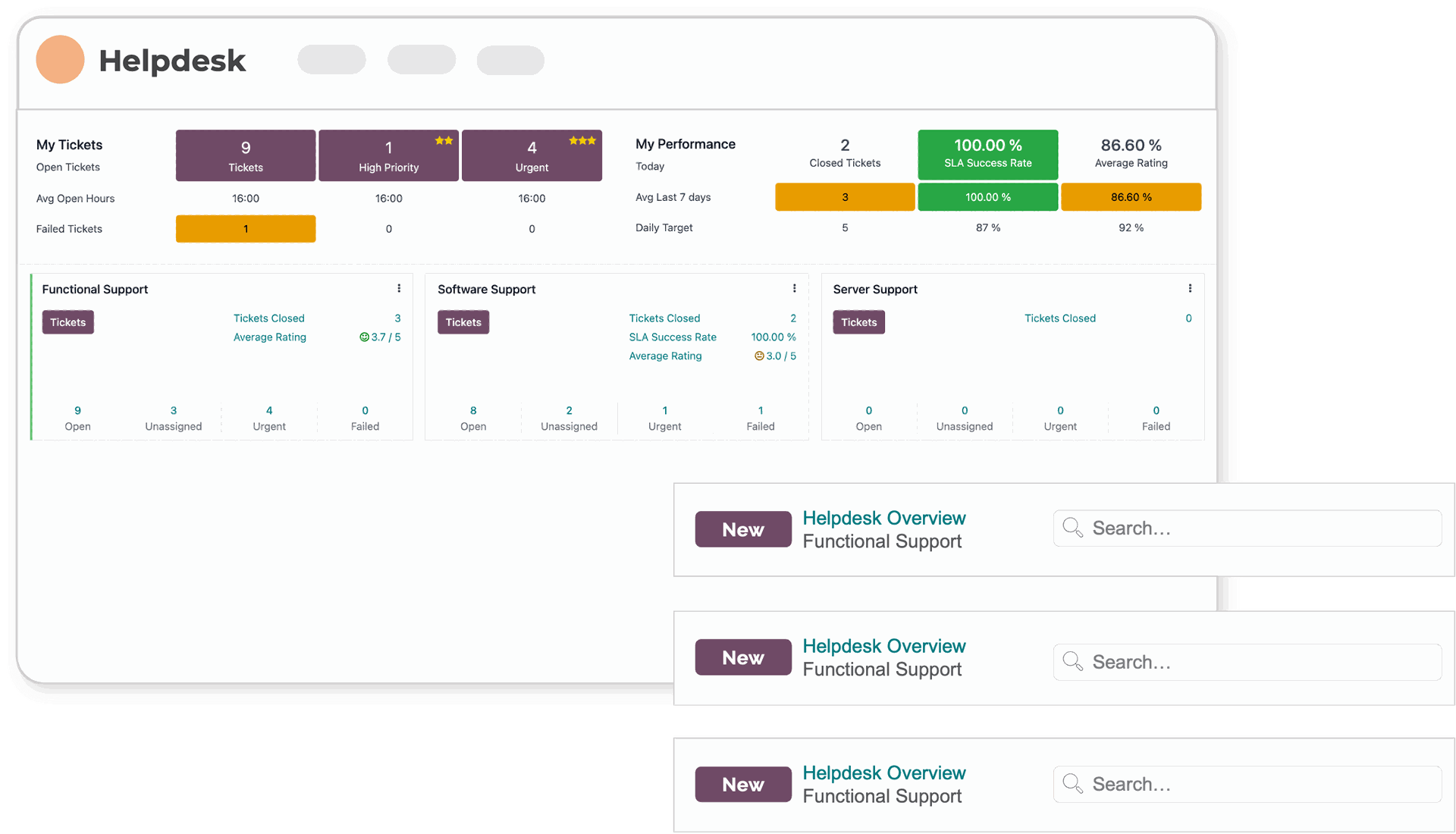 Helpdesk Ticket Support