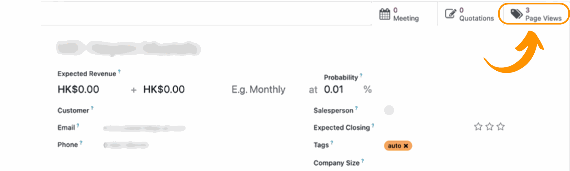 Customer Journey Tracking with CRM Odoo 17