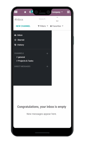 Odoo discuss