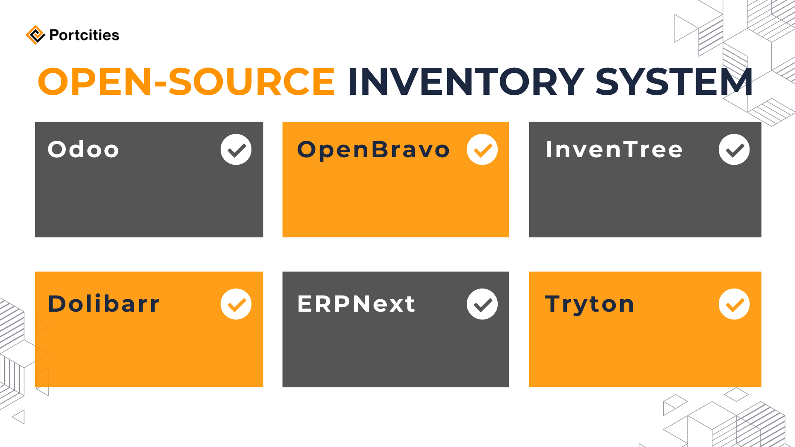 01. https://portcities.net/blog/tech-blog-6/5-criteria-for-choosing-the-best-open-source-inventory-management-software-148 (6の一般的なオープンソース在庫システムソフトウェア)